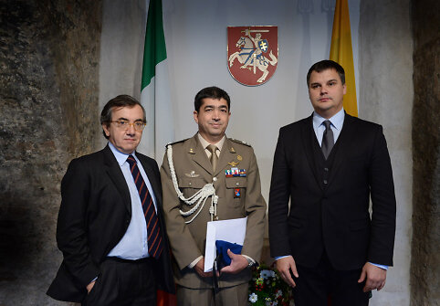 Filippo Camporesi akreditacijos ceremonija