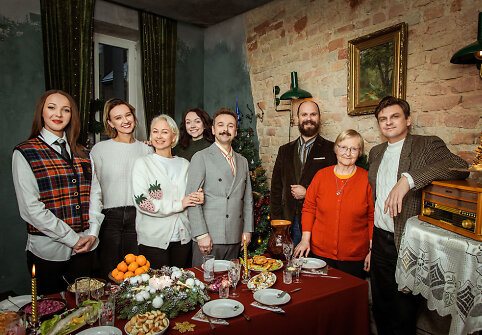 Teatro &bdquo;Kitas kampas&ldquo; kalėdinė fotosesija