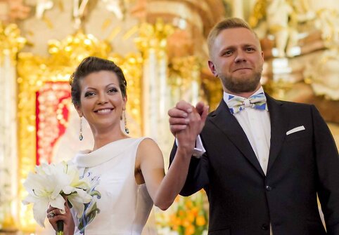 Agnė Ki&scaron;onaitė ir Mantas Kubilius