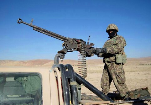 Afganistano nacionalinės armijos kulkosvaidininkas