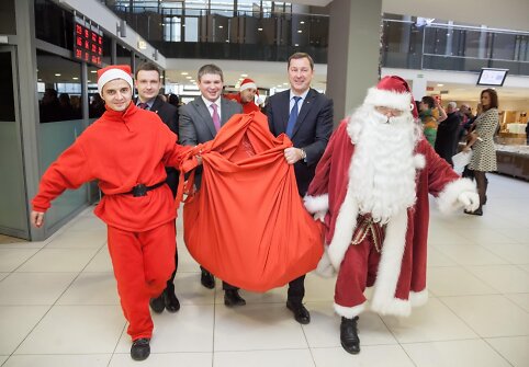 Kalėdų karavanas Vilniaus savivaldybėje