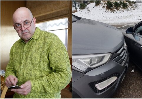 Artūro Orlausko vairuojamas automobilis pateko į avariją