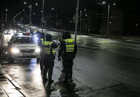 Spalio 22-osios naktinis policijos reidas