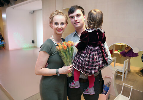 Ieva Norkūnienė su vyru Adomu