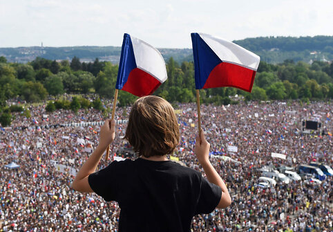 Protestas Čekijoje