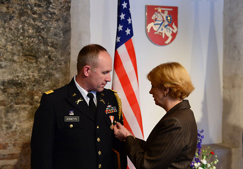 JAV gynybos atašė Lietuvai pasikeitimo ceremonija