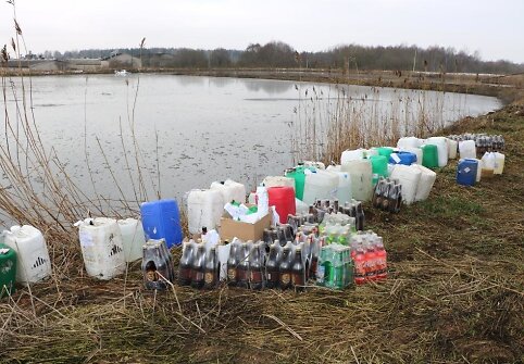 Eigirdžiuose sunaikintas nelegalus alkoholis