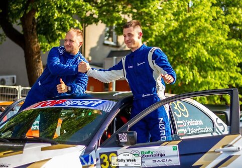 Ovidijus Va&scaron;takas ralio varžybose