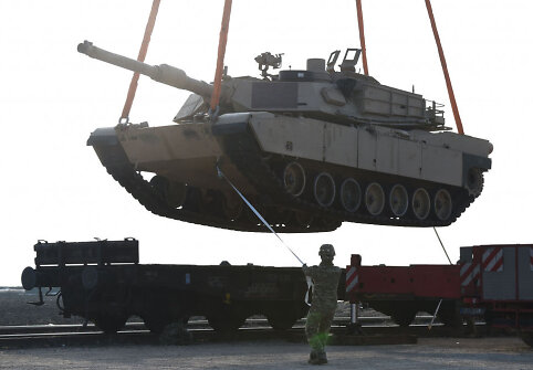 Bradley &scaron;arvuota kovos ma&scaron;ina &bdquo;Bradley Fighting Vehicle&ldquo; 