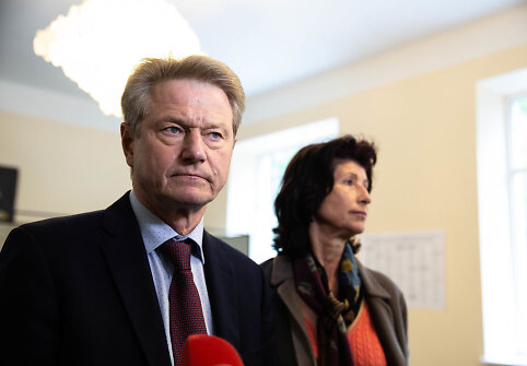 Rolandas Paksas su žmona Laima