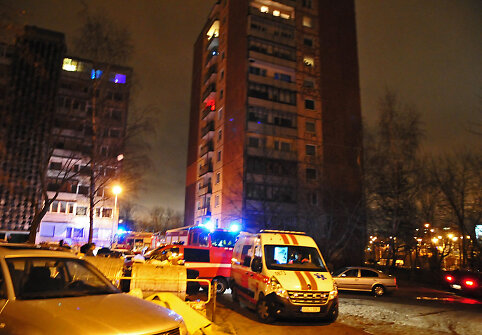 Gaisro vietoje Vilniuje, A.P.Kavoliuko g.