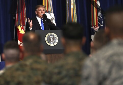 JAV prezidento Donaldo Trumpo kalba