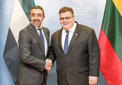 Lietuvoje vie&scaron;i Jungtinių Arabų Emyratų užsienio reikalų ir tarptautinio bendradarbiavimo ministras