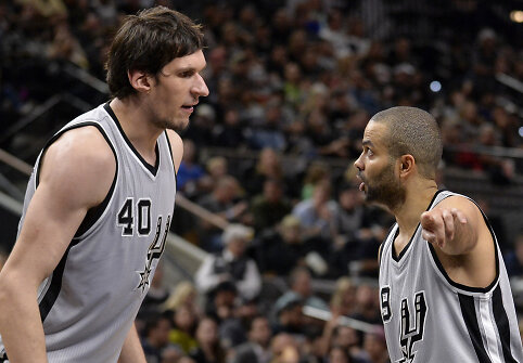 Bobanas Marjanovičius ir Tony Parkeris