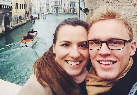 Paula U&scaron;ackaitė ir Jonas Urbonas