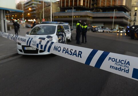 Ispanijos policija Madride