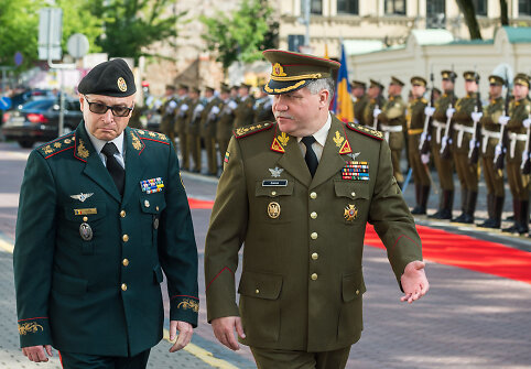 Lietuvoje lankosi Moldovos kariuomenės vadas brigados generolas Igor Cutie