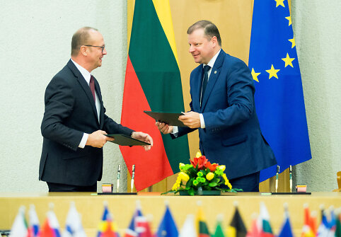 Ričardas Malinauskas ir Saulius Skvernelis