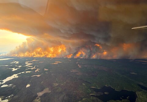 Gaisrai Manitoboje, Kanada / Reuters