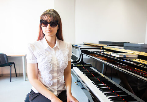 Neregė pianistė Silvija Beatričė