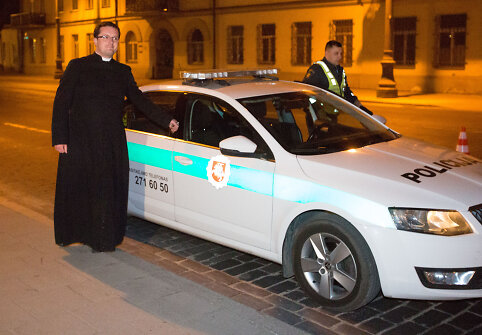 Kelių policijos naktinis penktadienio reidas