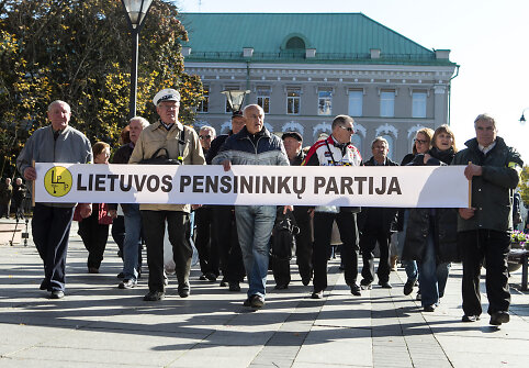 Lietuvos pensininkų partijos mitingas