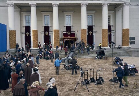 Serialo &bdquo;Jekaterina Didžioji&ldquo; filmavimas Lietuvoje
