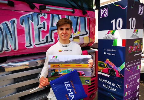 Gustas Grinbergas prie&scaron; &bdquo;Le Mans&ldquo; series lenktynes: autografų dalijimas ir atidarymas