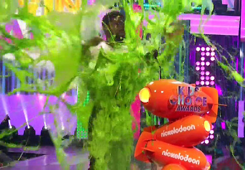 Apdovanojimų „Kids Choice“ akimirka