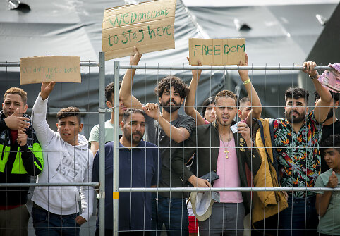 Migrantai Druskininkų užkardoje