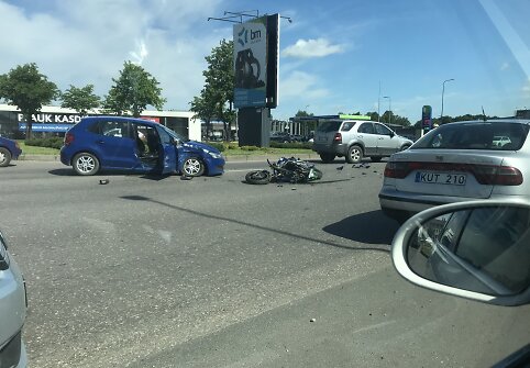 Motociklo avarija Kaune