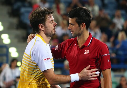 Stanislas Wawrinka ir Novakas Džokovičius