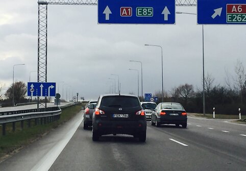 Spūstis Automagistralėje ties Kaunu