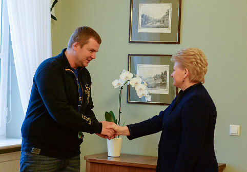 Dmitrijus Bulatovas ir Dalia Grybauskaitė