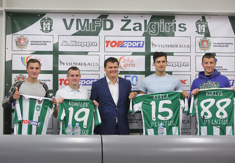 Egidijus Vaitkūnas, Pavelas Komolovas, Mindaugas Nikoličius, Semiras Kerla ir Mantas Kuklys