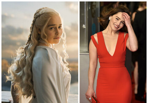 Emilia Clarke seriale &bdquo;Sostų karai&ldquo; ir realiame gyvenime 
