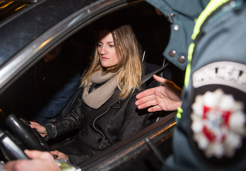 Naktinis kelių policijos reidas 