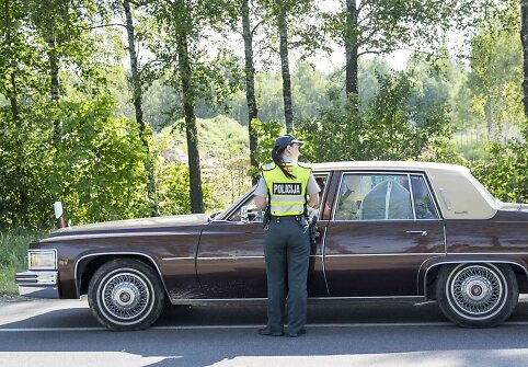 Rytinis Vilniaus kelių policijos reidas