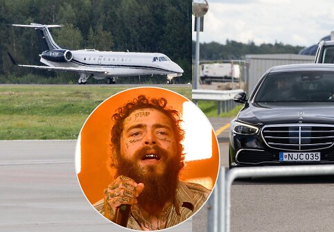 Post Malone atvyko į Kauną