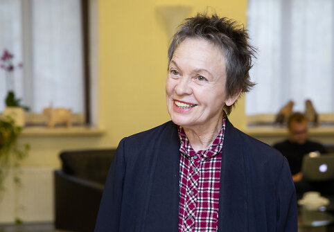 Laurie Anderson &bdquo;The Language of the Future&ldquo; spaudos konferencija