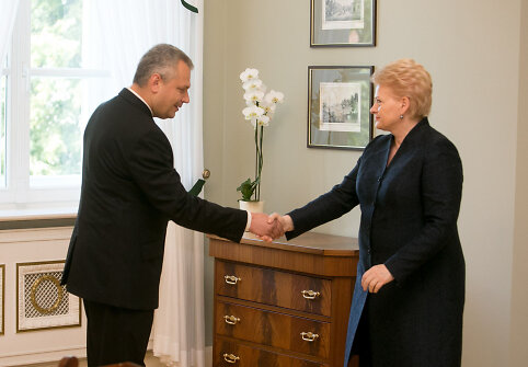 Dalia Grybauskaitė ir Vigilijus Jukna