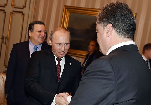 Petro Poro&scaron;enkos ir Vladimiro Putino susitikimas