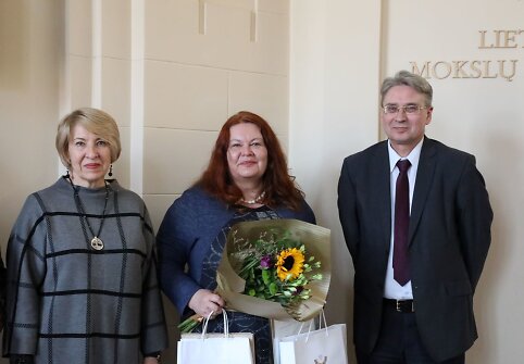 A. Auksoriūtė, D. Beliokaitė ir J. Banys