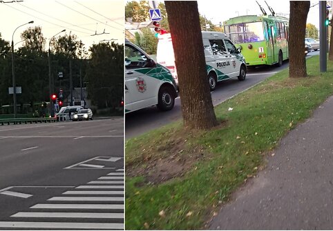 Įvykis Tvirtovės alėjos ir Sukilėlių prospekto sankryžoje