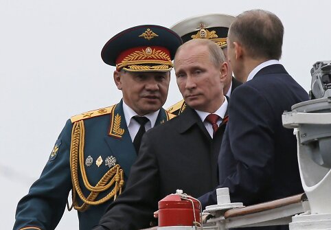 Rusijos prezidentas Vladimiras Putinas Sevastopolyje