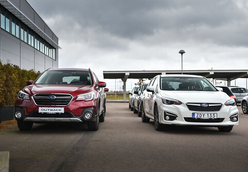 &bdquo;Subaru Impreza&ldquo; ir &bdquo;Subaru Outback&ldquo; bandymai &Scaron;vedijoje