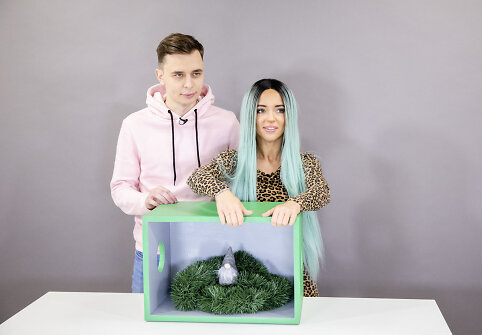 15min projekte &bdquo;Atspėk, kas dėžėje&ldquo; Monika &Scaron;alčiūtė