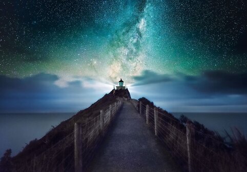 Žvaigždėmis nusėtas Naujosios Zelandijos dangus