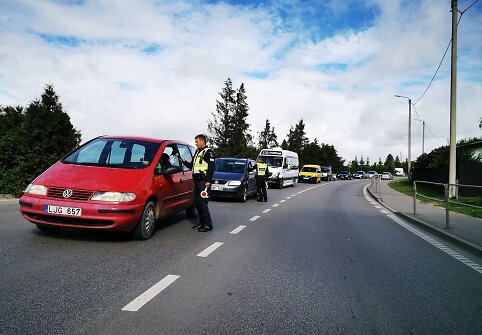 Reido metu Kauno policija pričiupo keletą girtų vairuotojų
