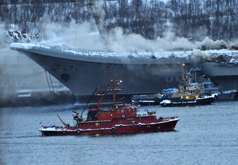Degantis lėktuvne&scaron;is &bdquo;Admiral Kuznecov&ldquo;